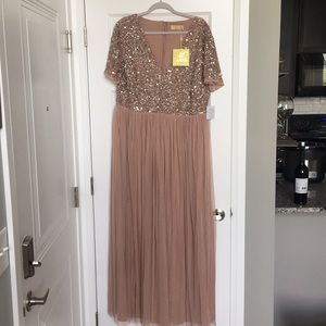 ASOS Curve sequin gown